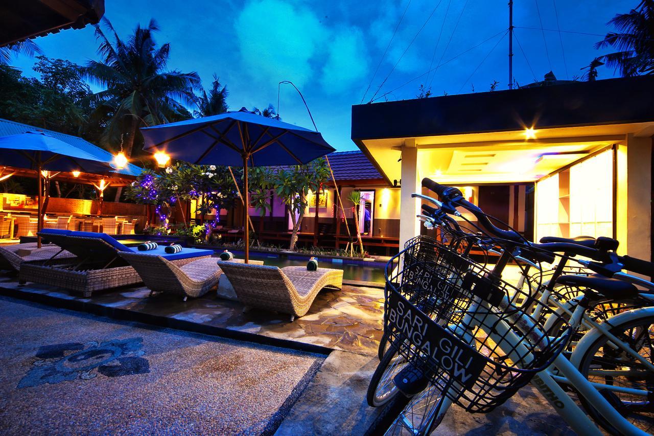 Hotel Sari Gili Bungalow Gili Air Exterior foto